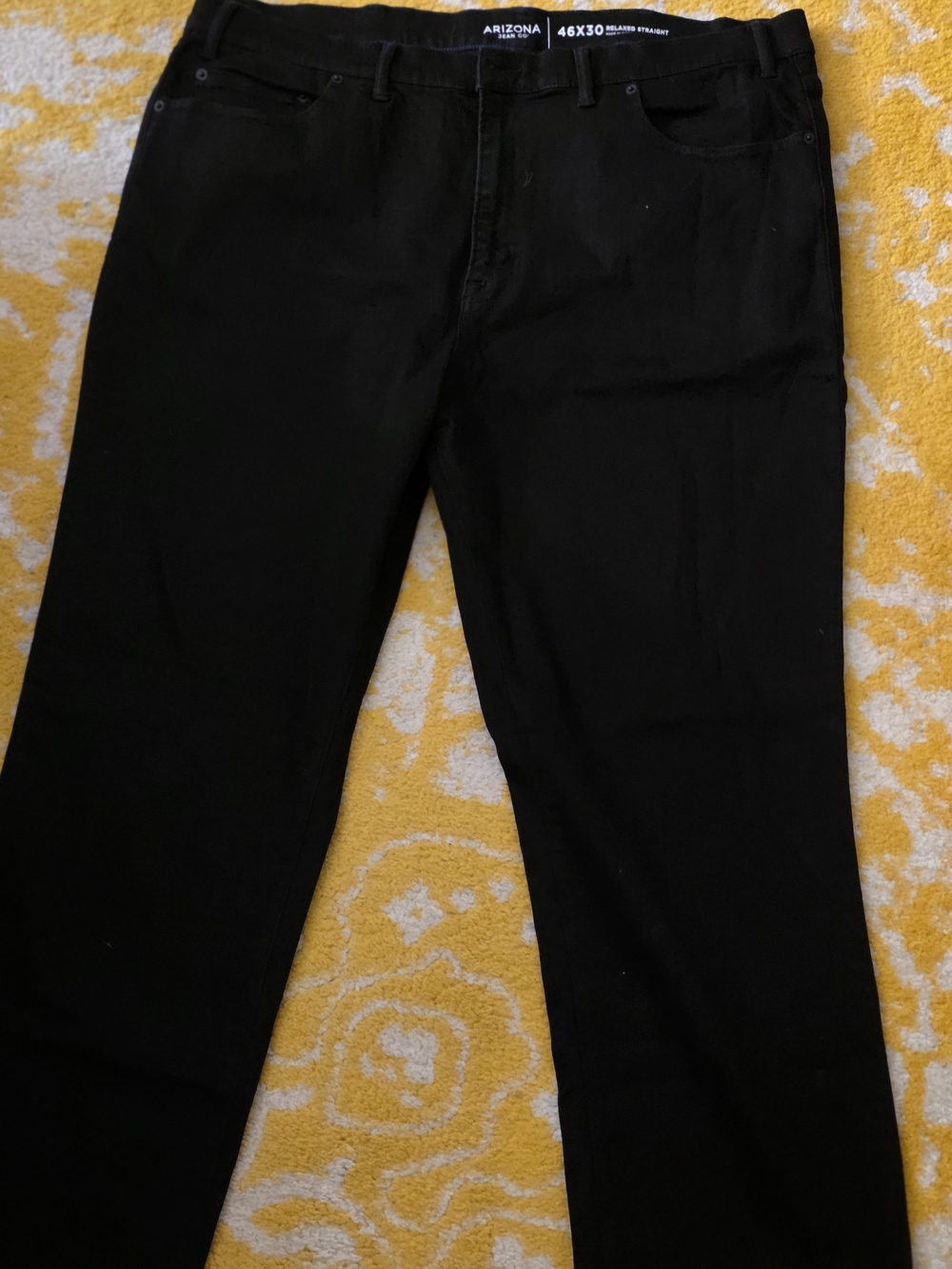 Arizona Jean Company Straight Fit Men’s Pants - Black
